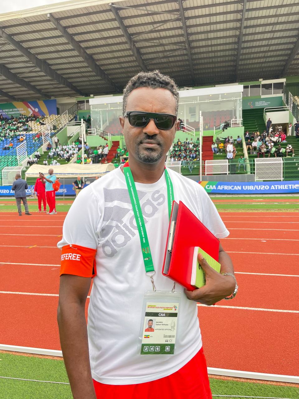 Ethiopia Represented by International Referee Samuel Birhanu at Africa Athletics Tournament